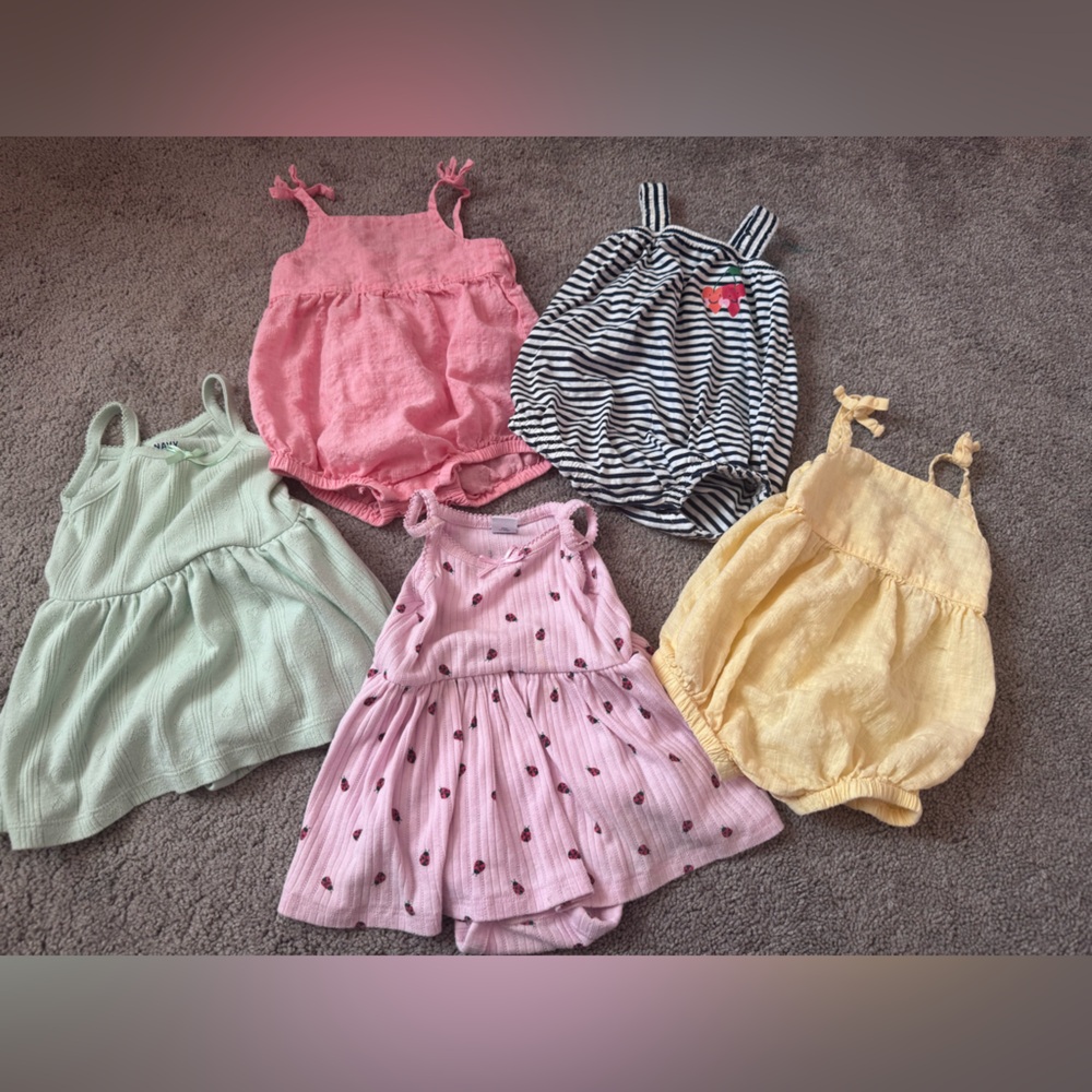 Old Navy Kids Dresses - Pink, Yellow, Mint, Black and White